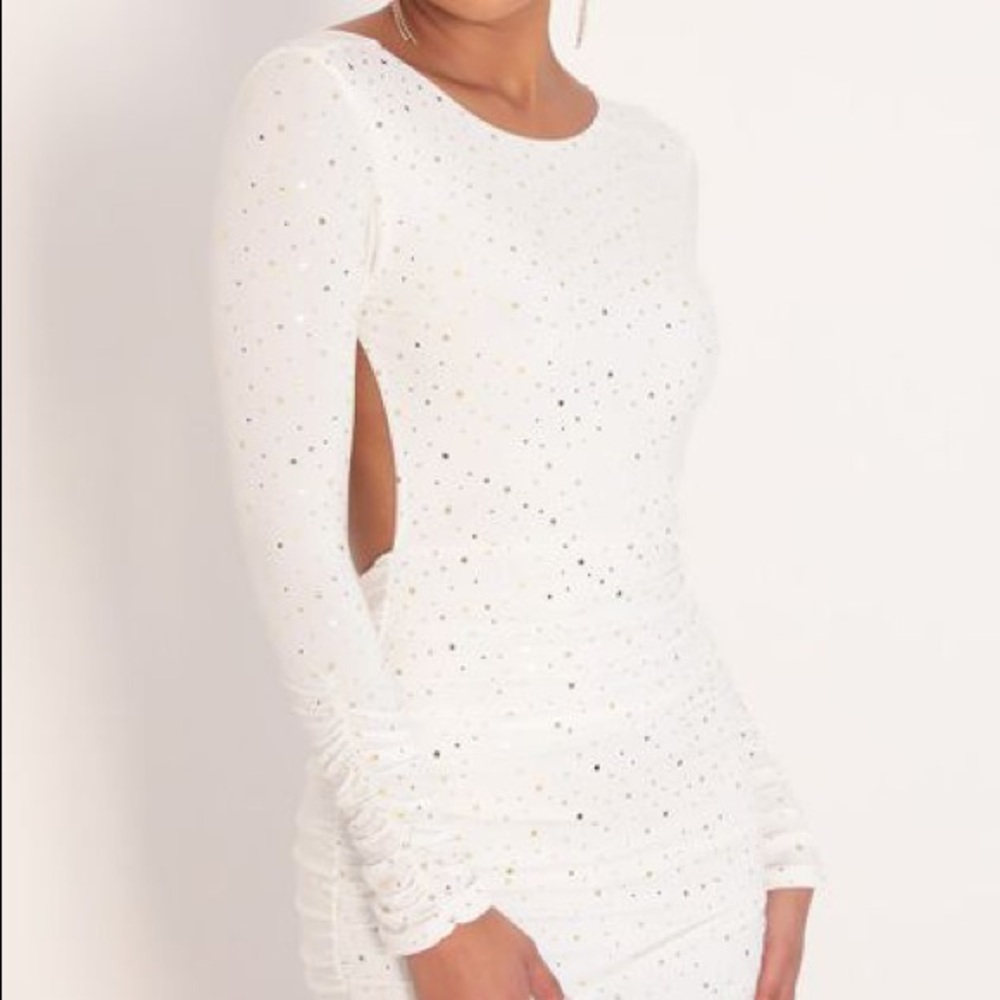 Josie Twinkling Open Back Dress